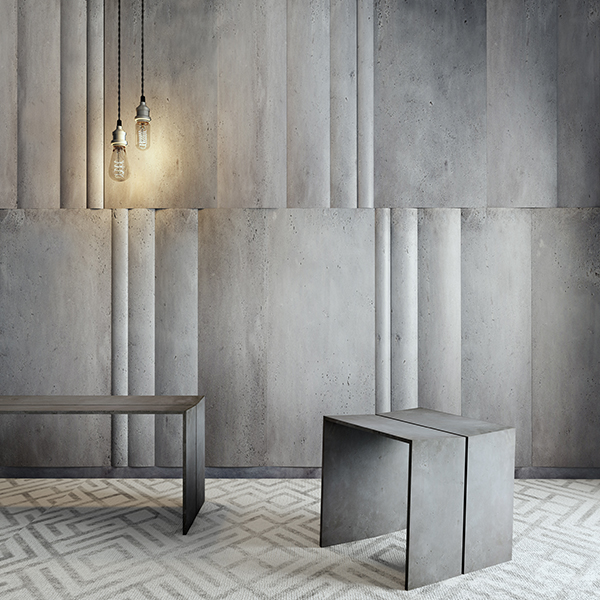 Designer precast concrete panels for walls