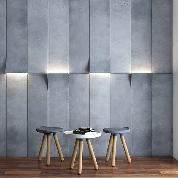 wall decoration using High Performance Concrete