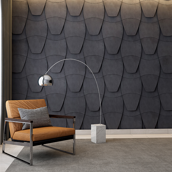 wall interiors in precast concrete 3d Tiles